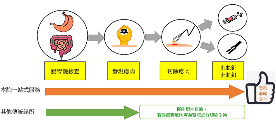 內視鏡止血及瘜肉切除